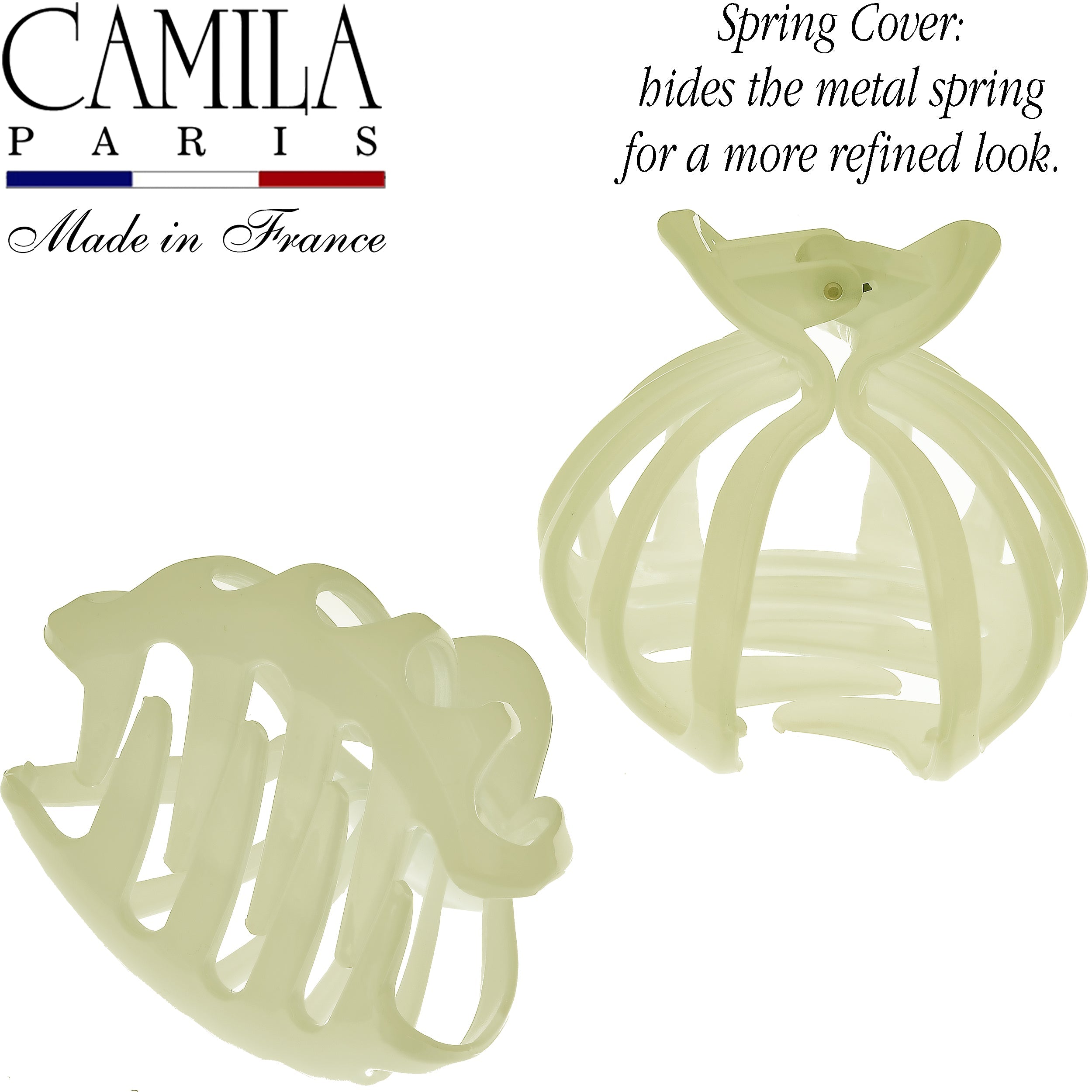 Camila Paris French claw clip cellulose acetate