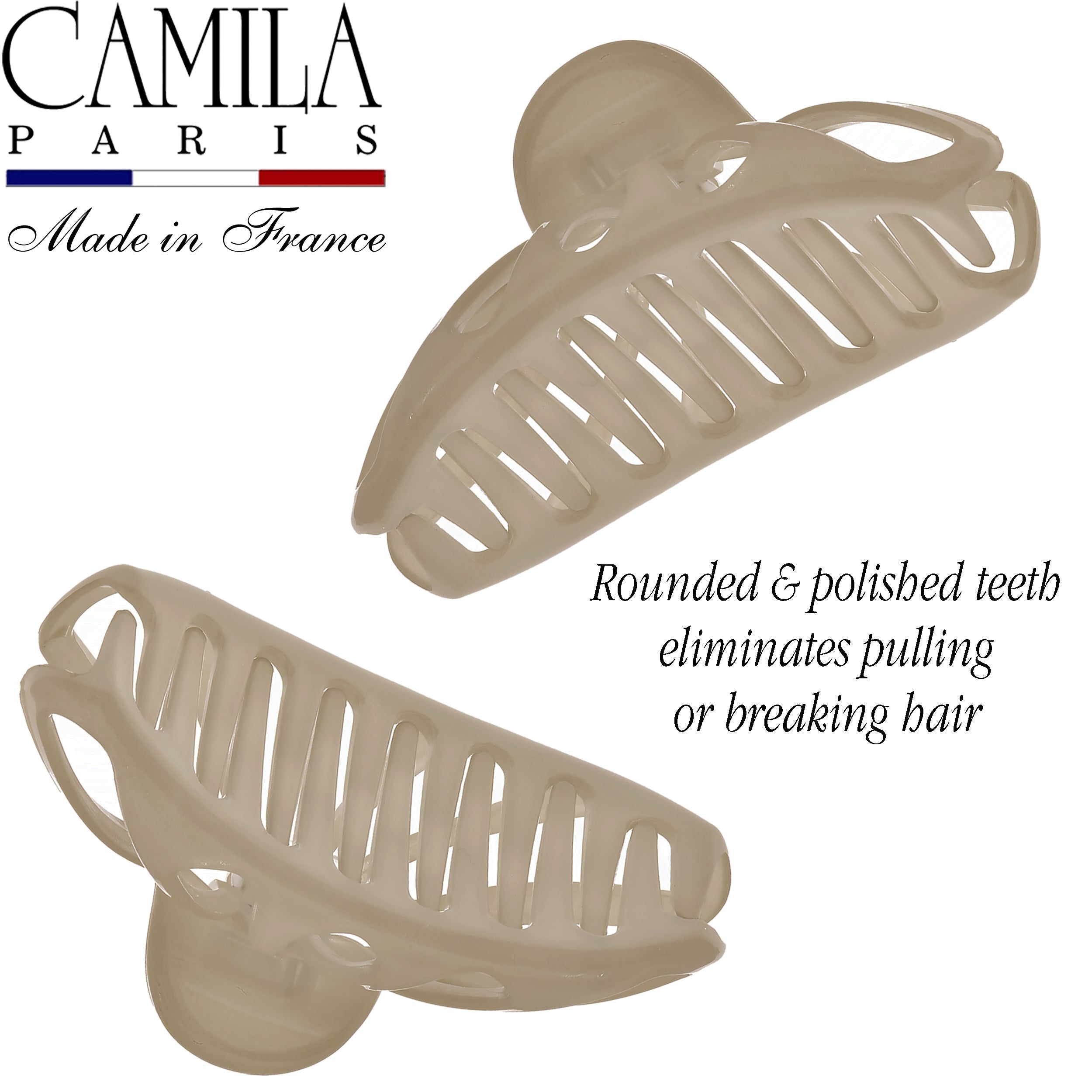 Camila Paris French claw clip cellulose acetate