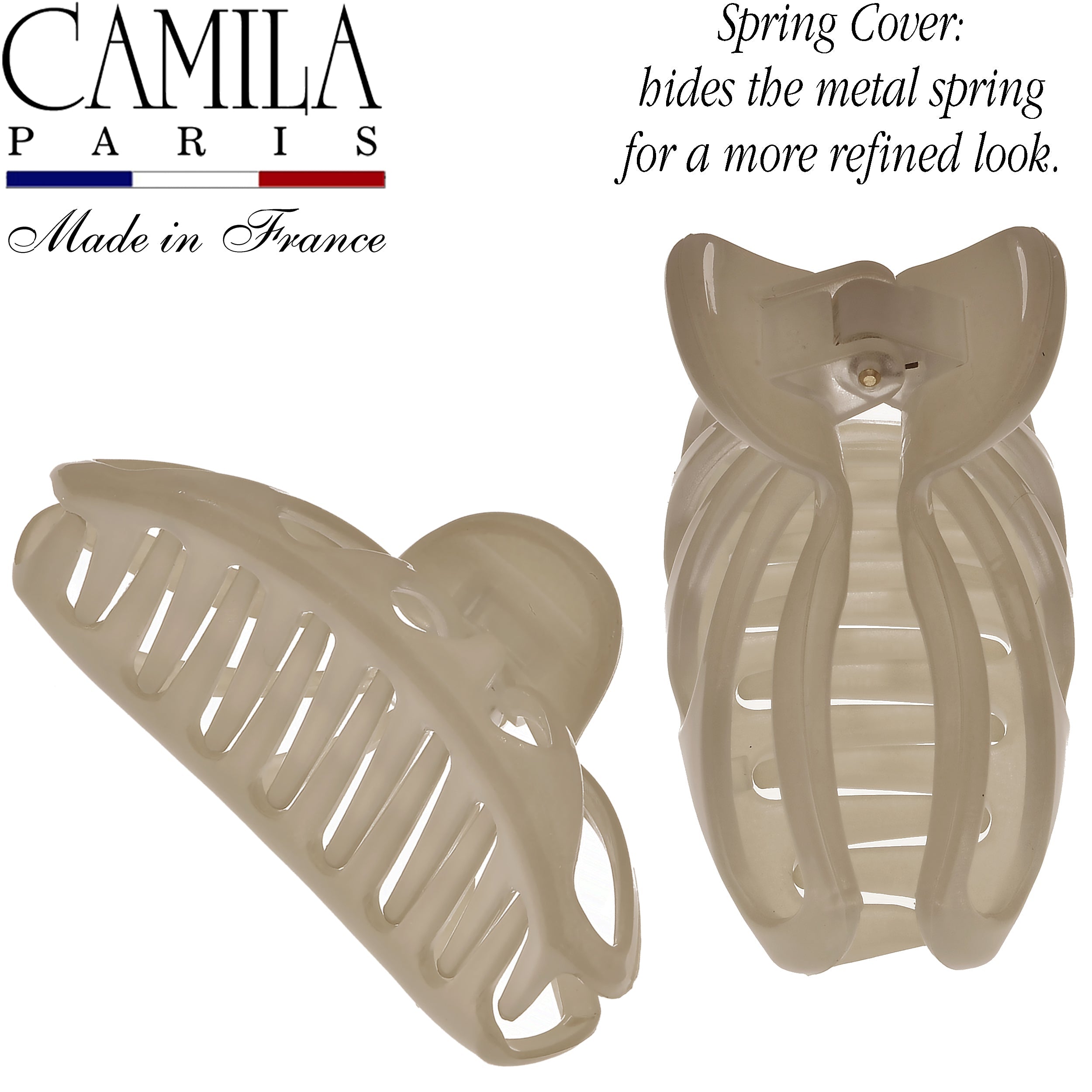 Camila Paris French claw clip cellulose acetate