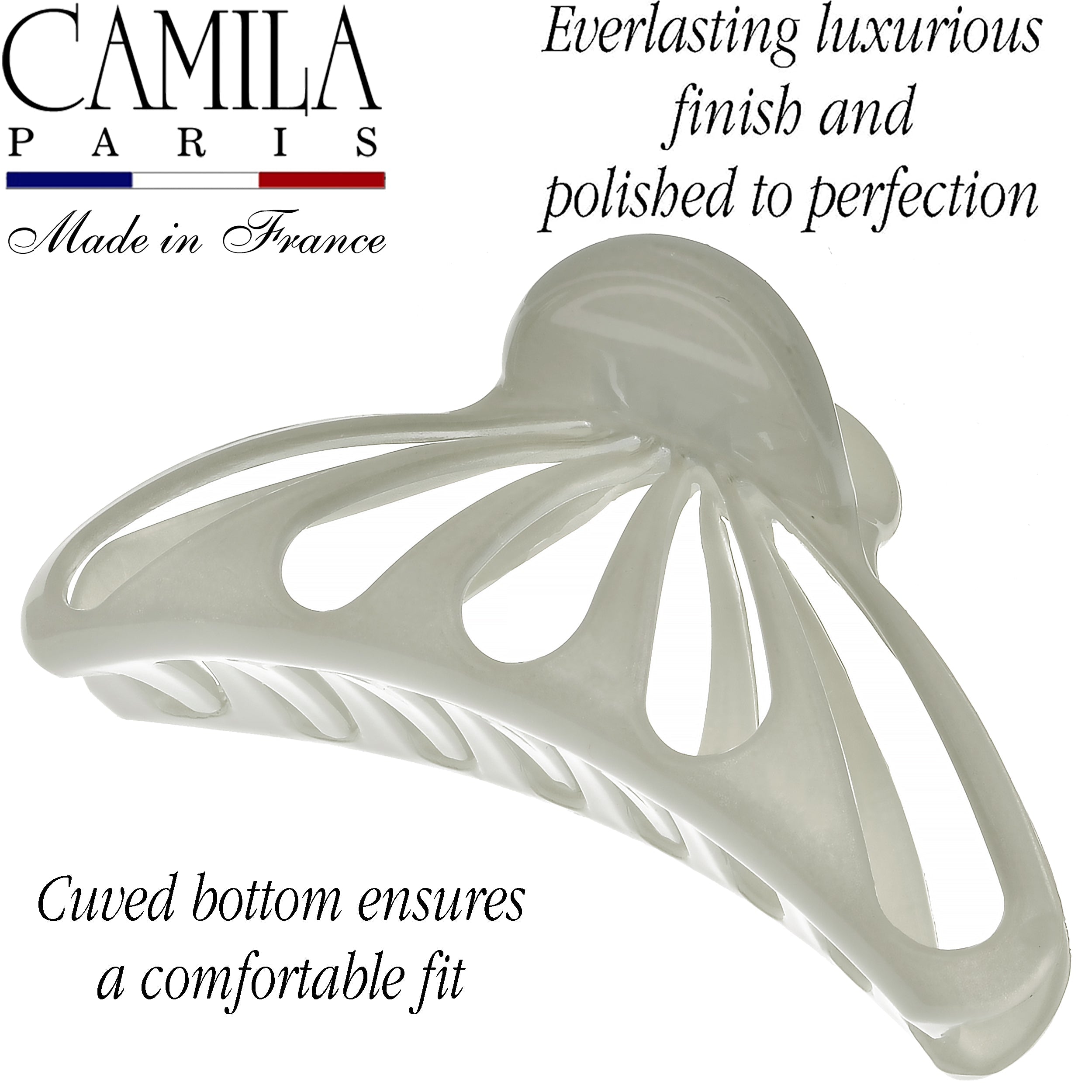 Camila Paris French claw clip cellulose acetate