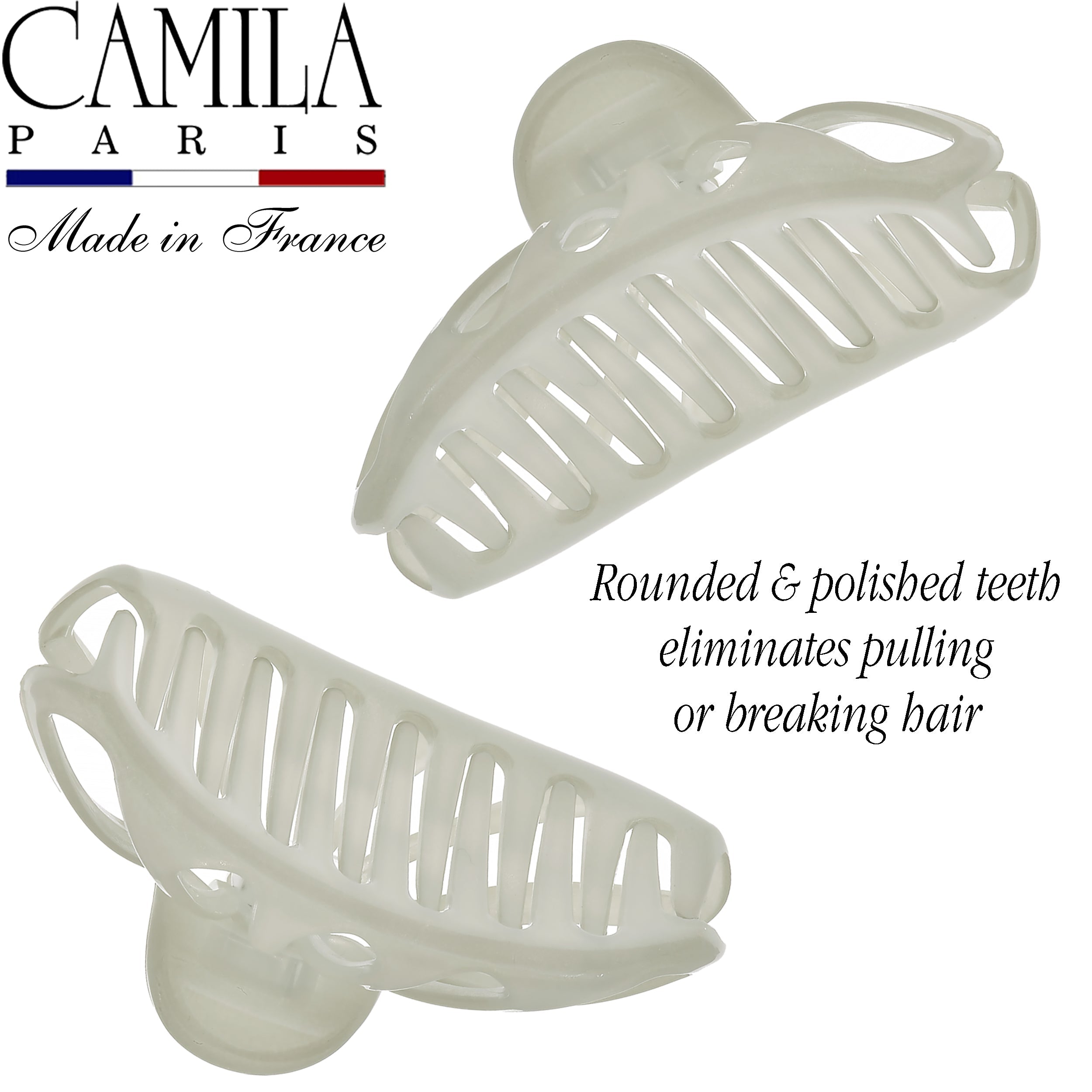Camila Paris French claw clip cellulose acetate