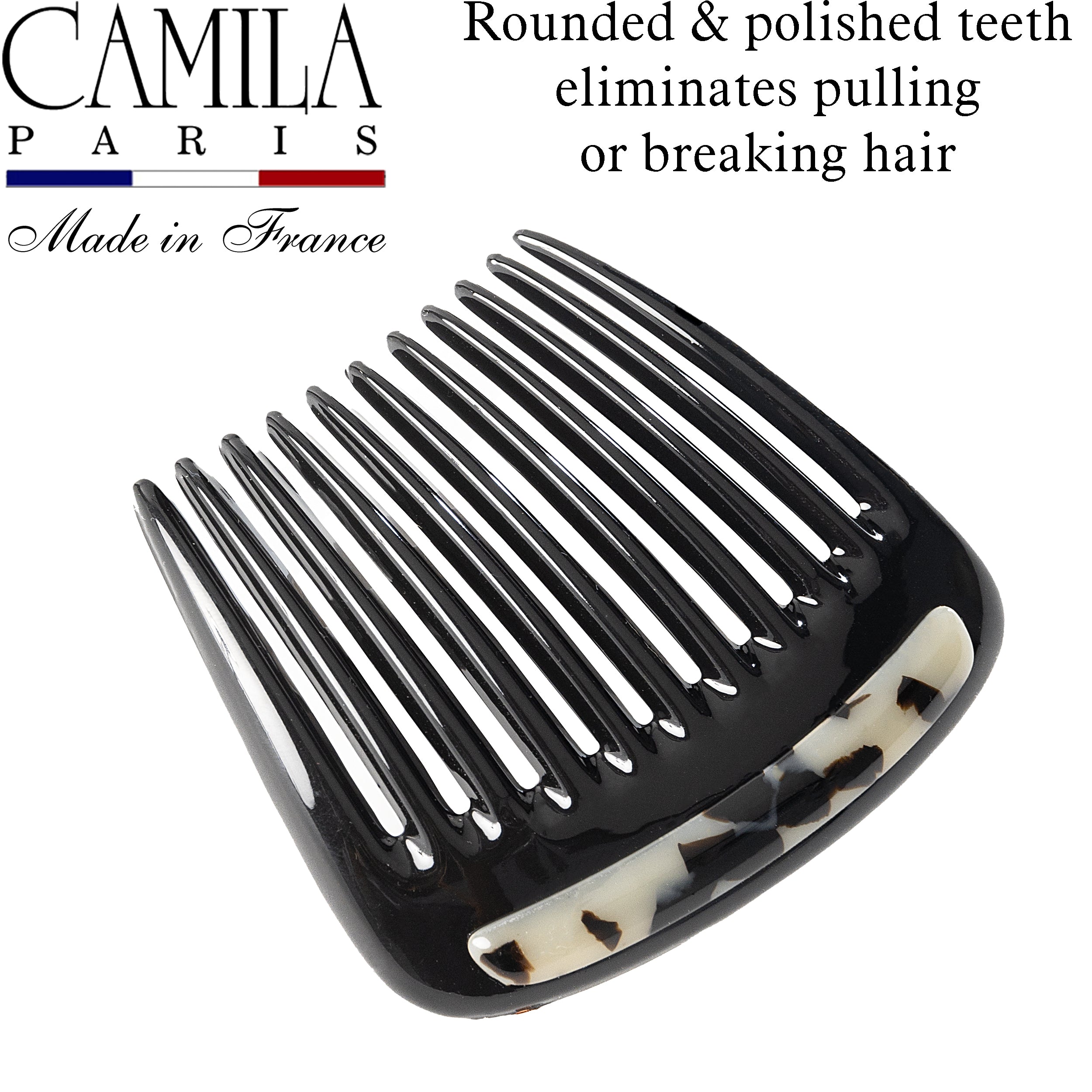 Camila Paris Charlotte French side comb cellulose acetate