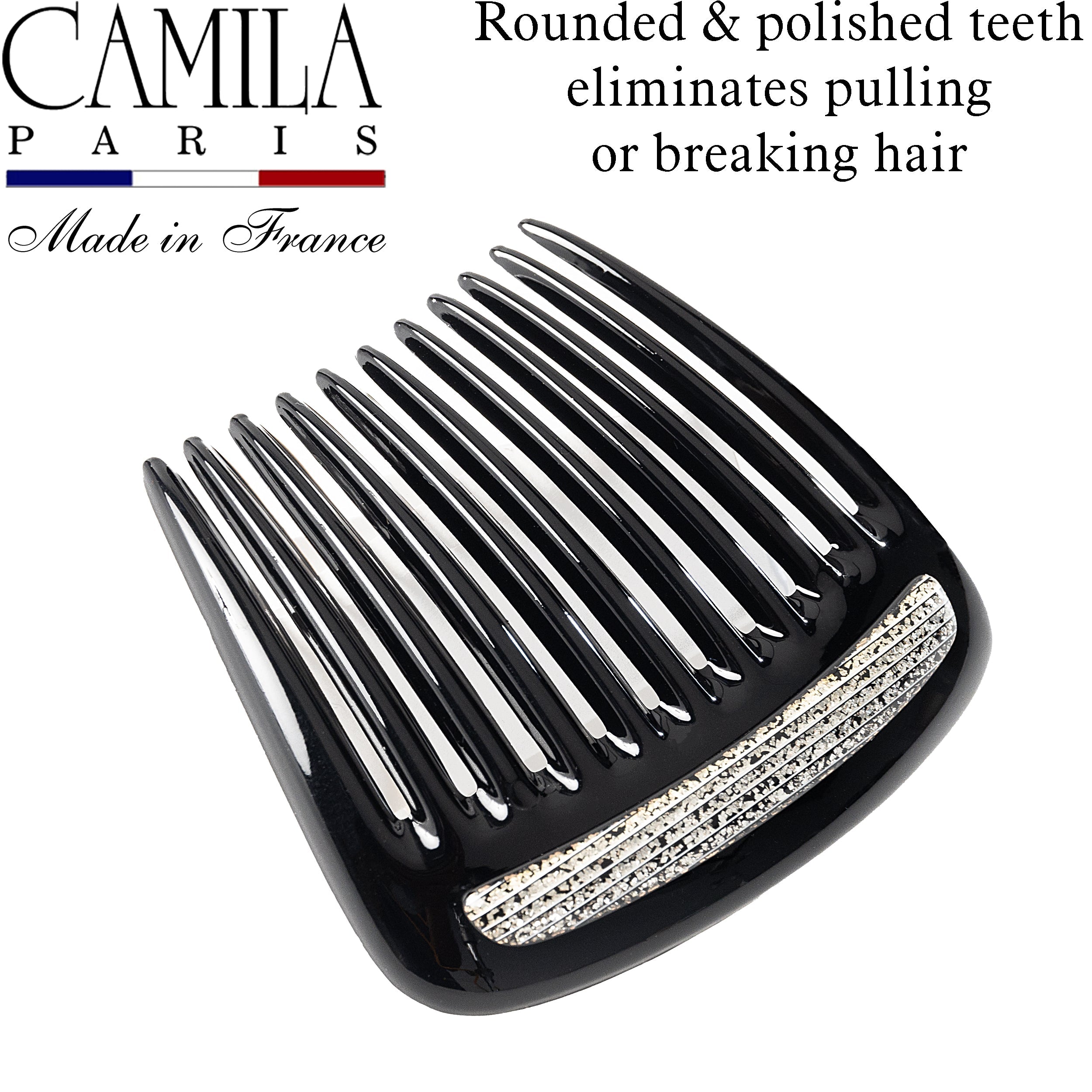 Camila Paris Charlotte French side comb cellulose acetate