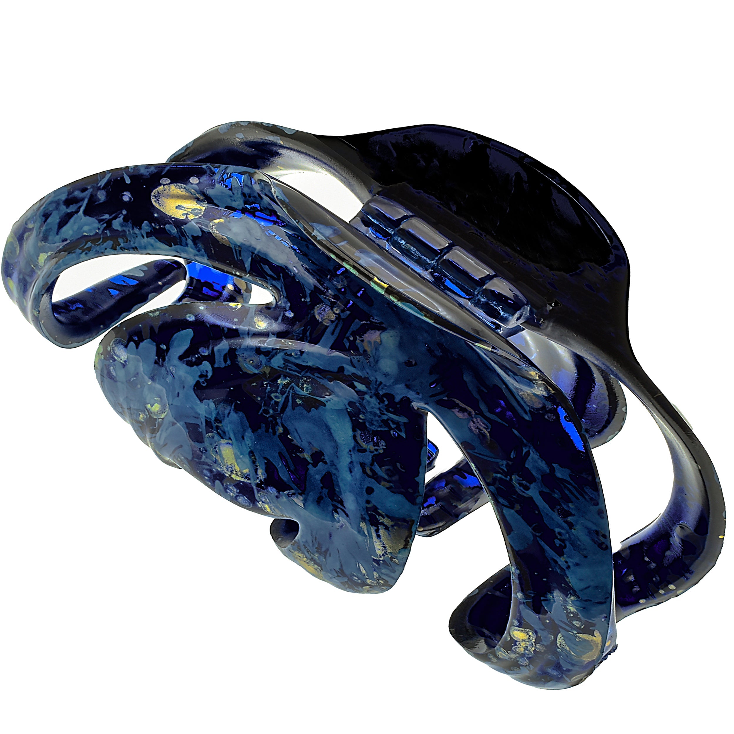 Camila Paris Hand Painted French claw clip cellulose acetate