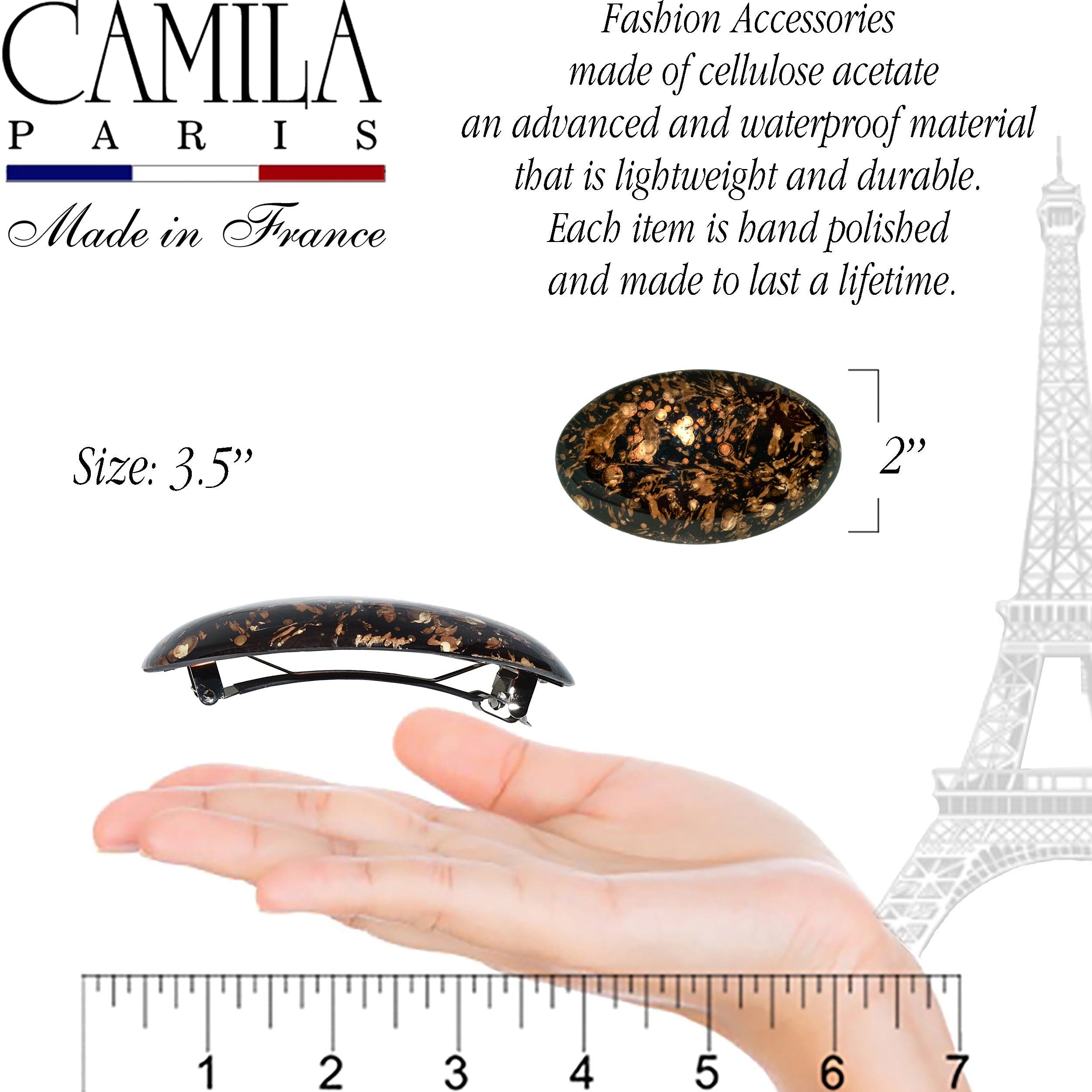 French Barrette | Cellulose Acetate