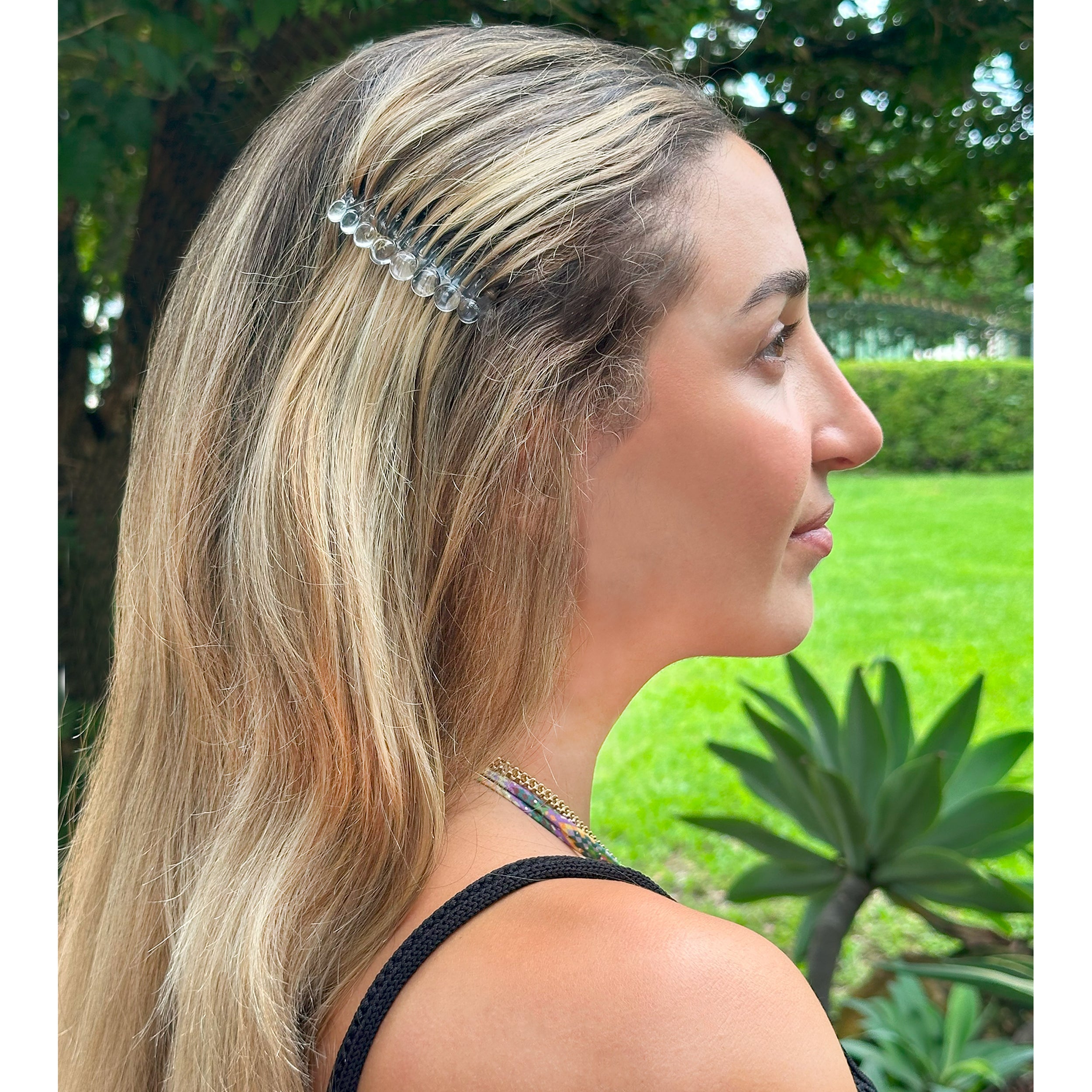 Camila Paris Detangling French side comb cellulose acetate