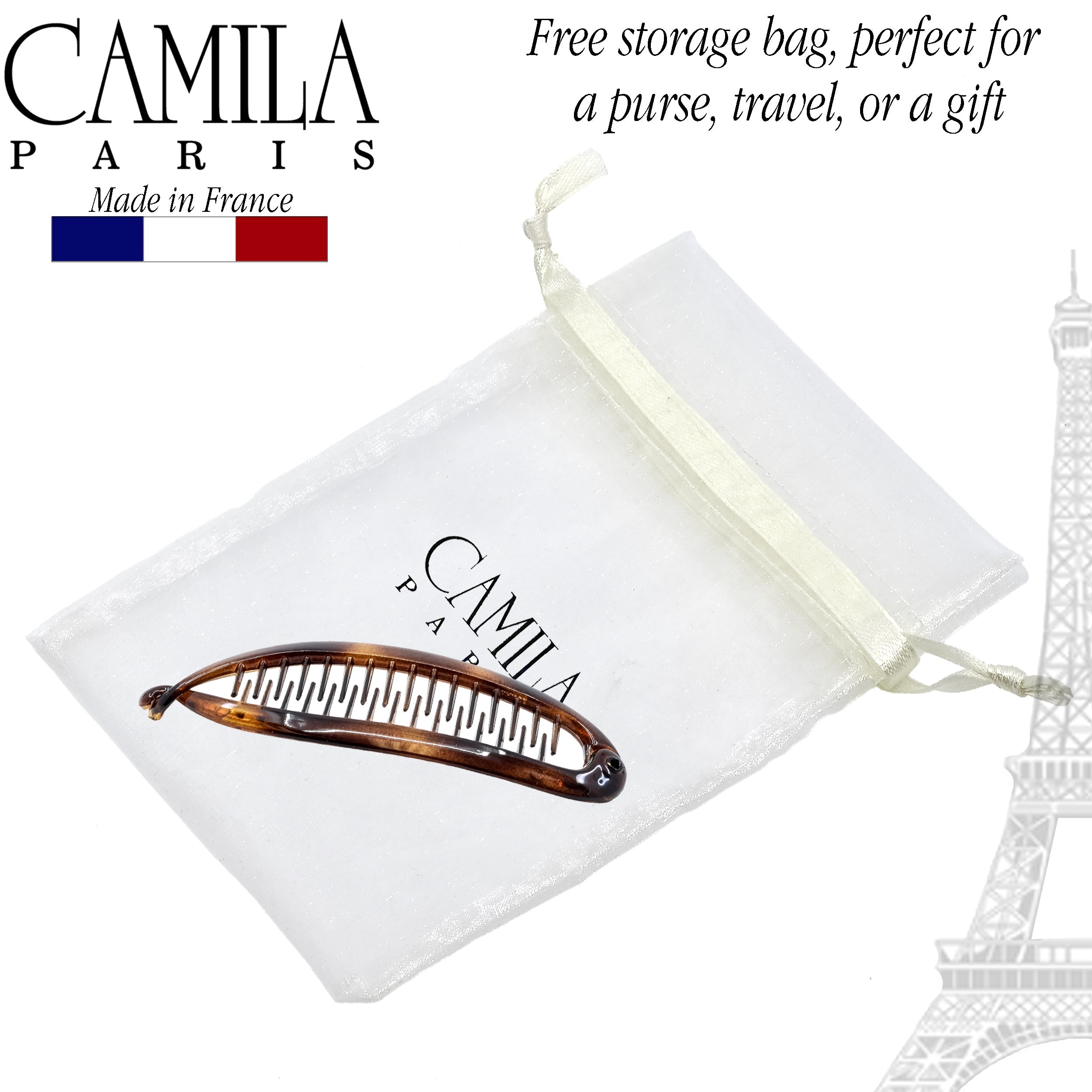 Camila Paris French banana clip cellulose acetate