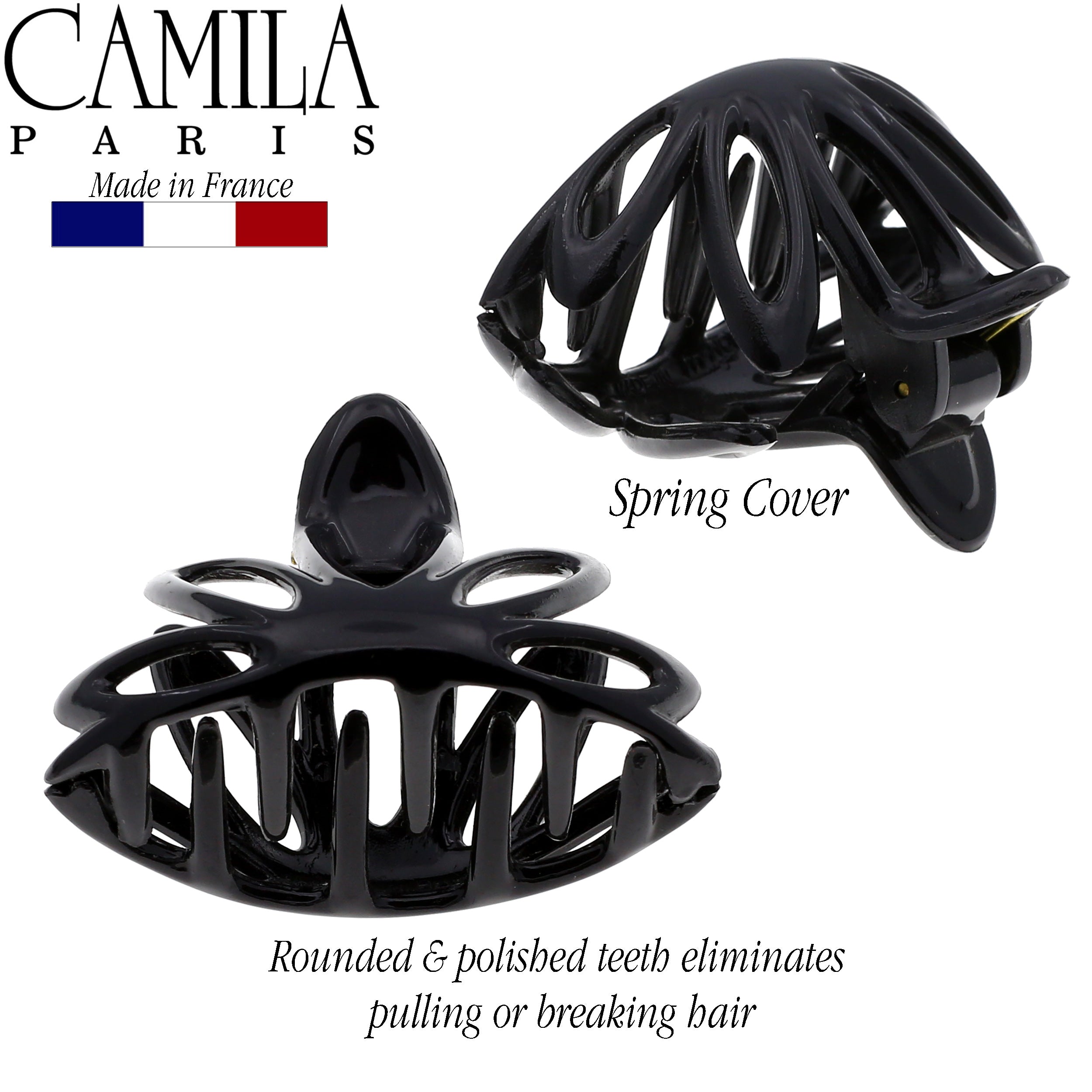 Camila Paris Bloom French hair clip cellulose acetate