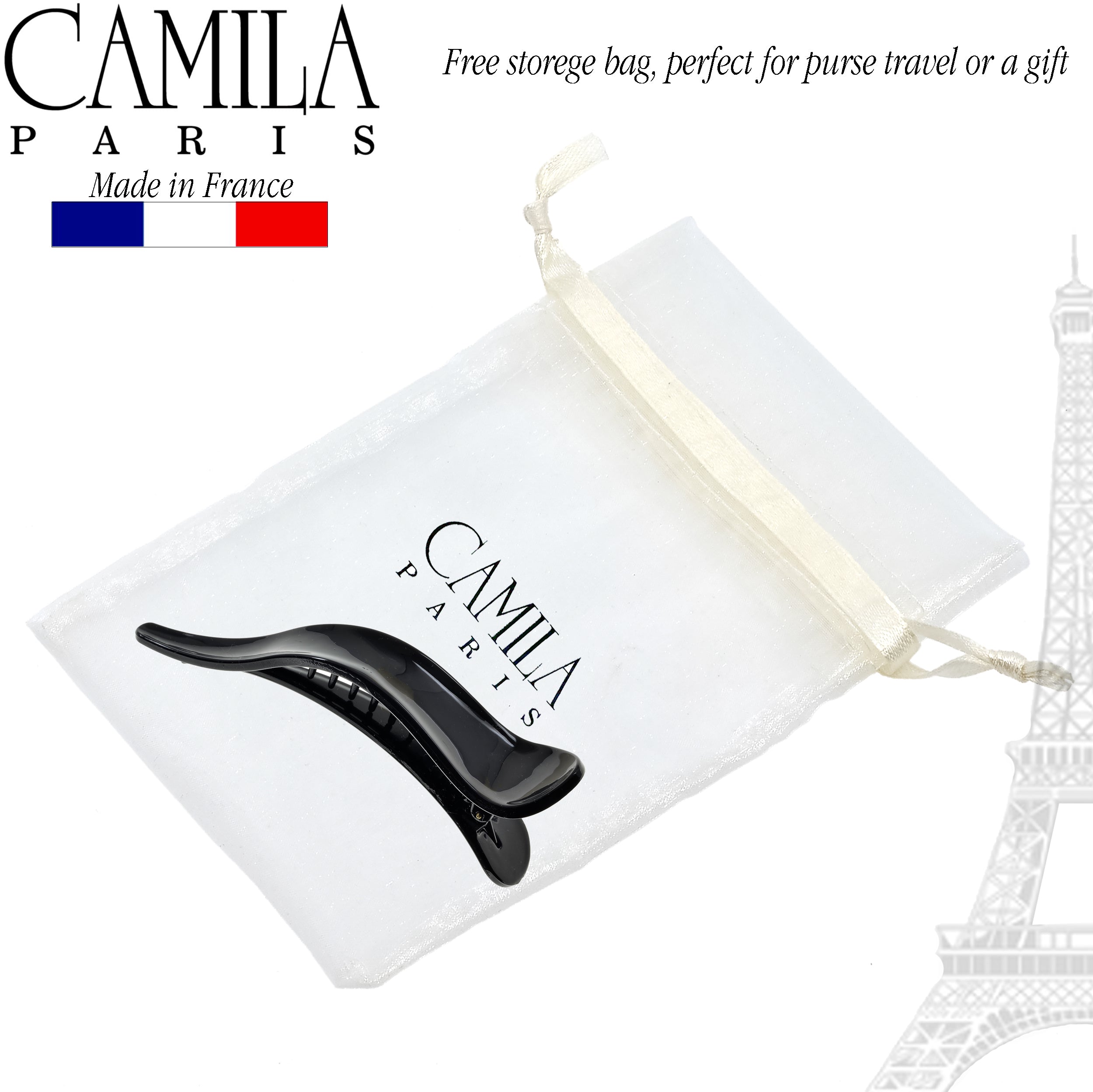 Camila Paris French hair clip cellulose acetate