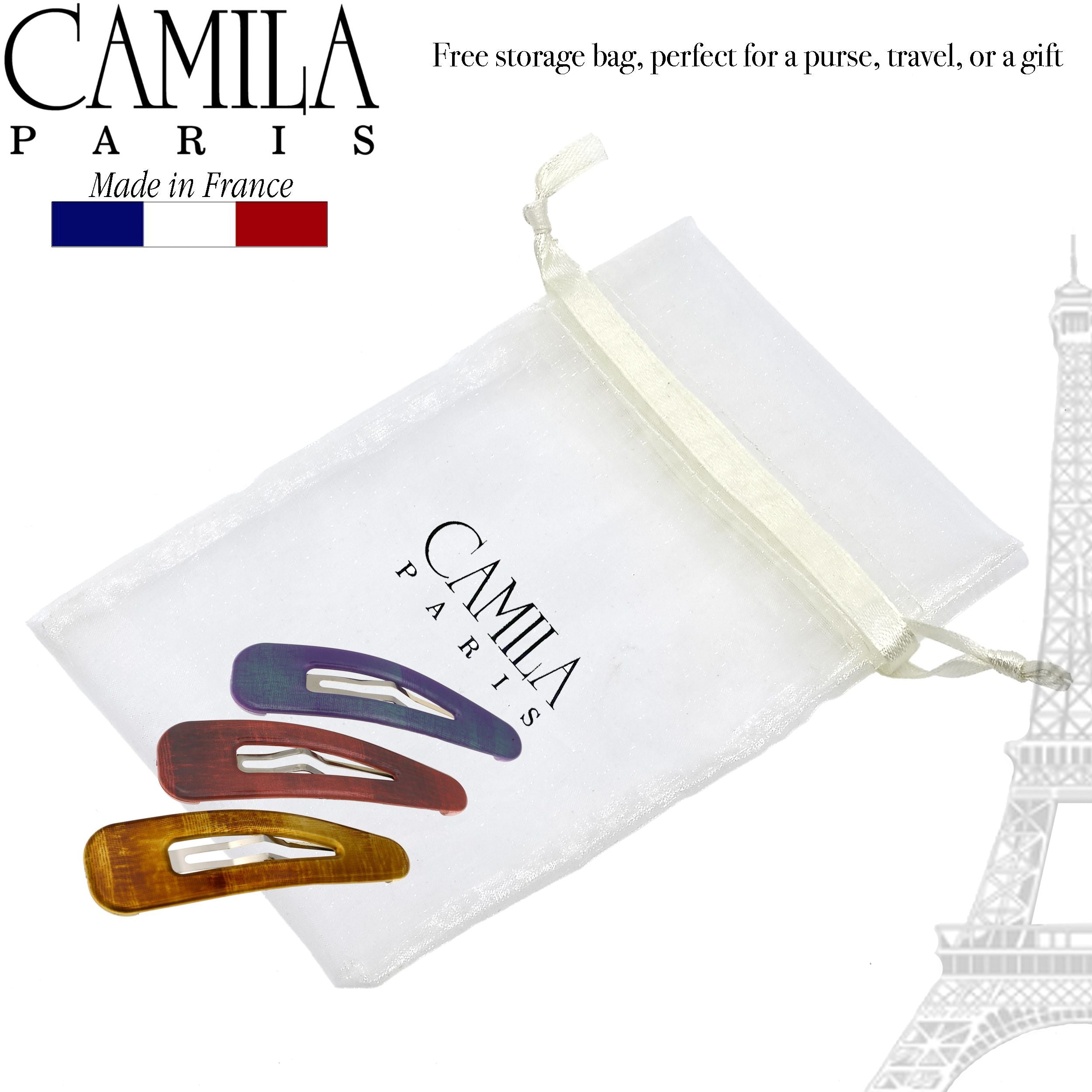 Camila Paris French barrette cellulose acetate