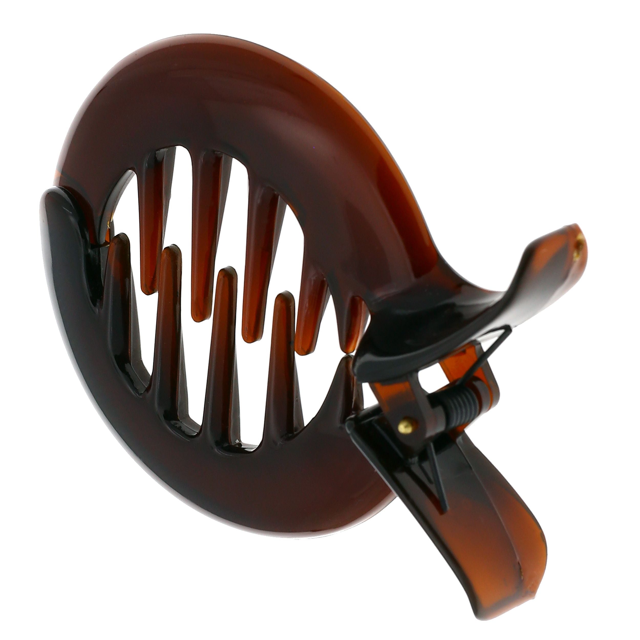 Camila Paris Tortoiseshell French hair clip cellulose acetate