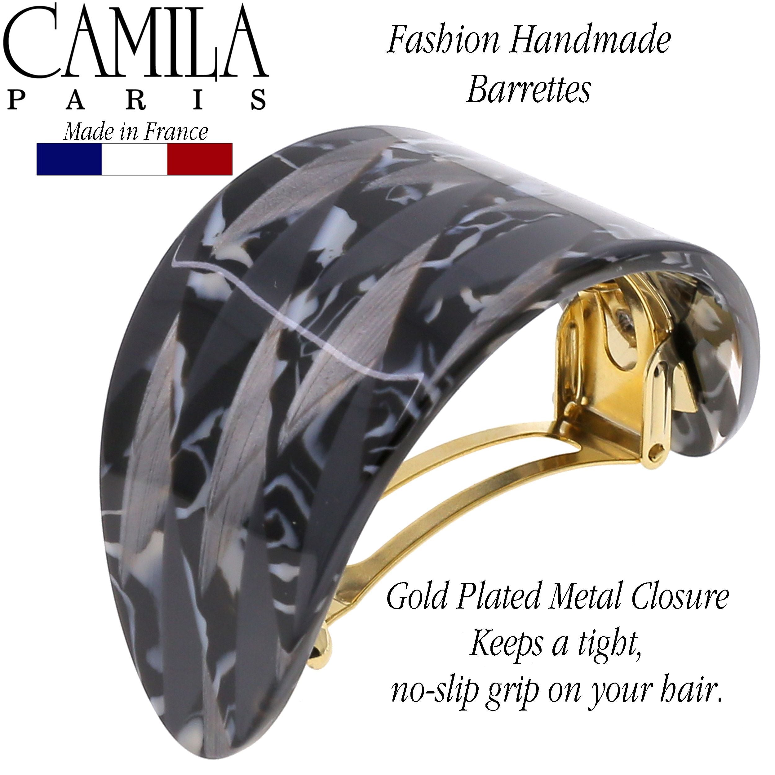Camila Paris French barrette cellulose acetate