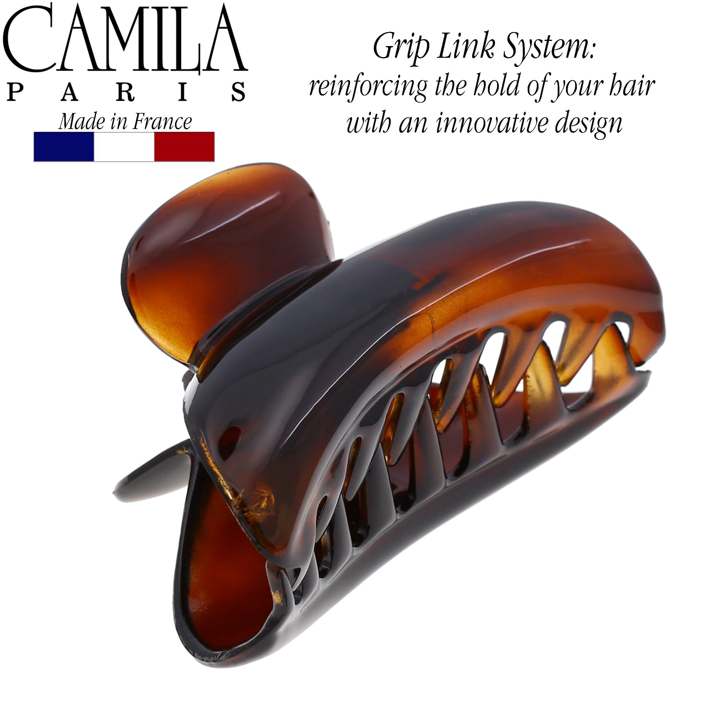 Camila Paris French claw clip cellulose acetate