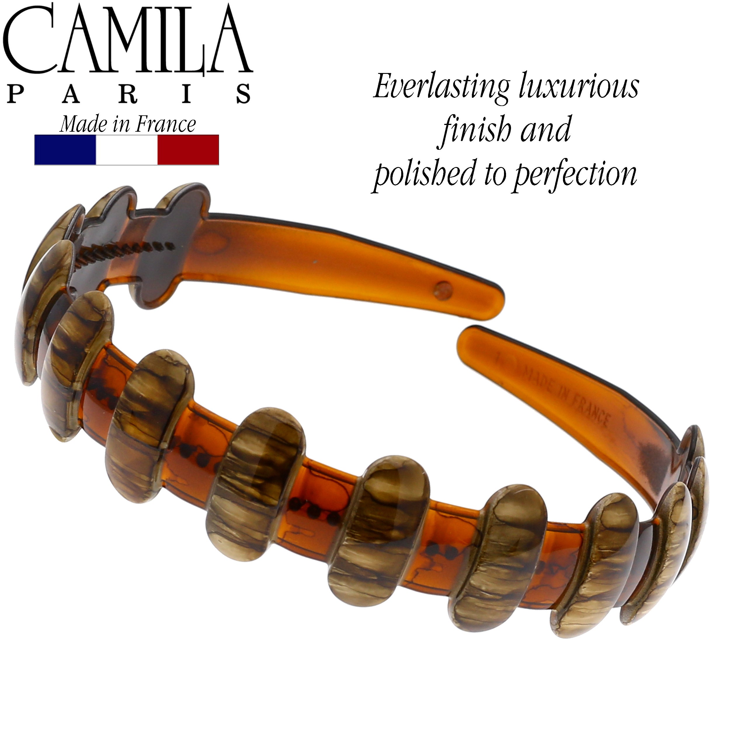 Camila Paris French headband cellulose acetate