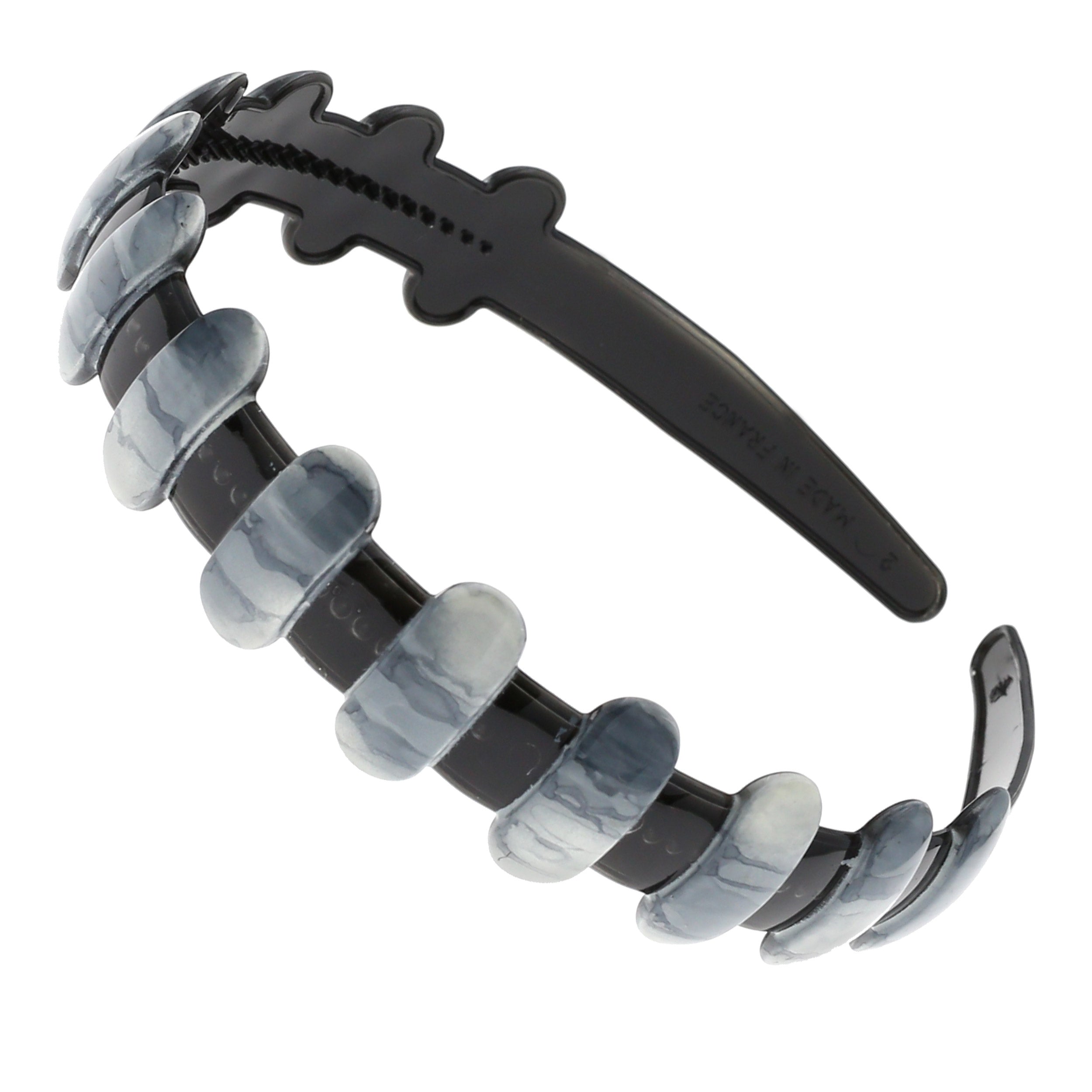 Camila Paris Black French headband cellulose acetate