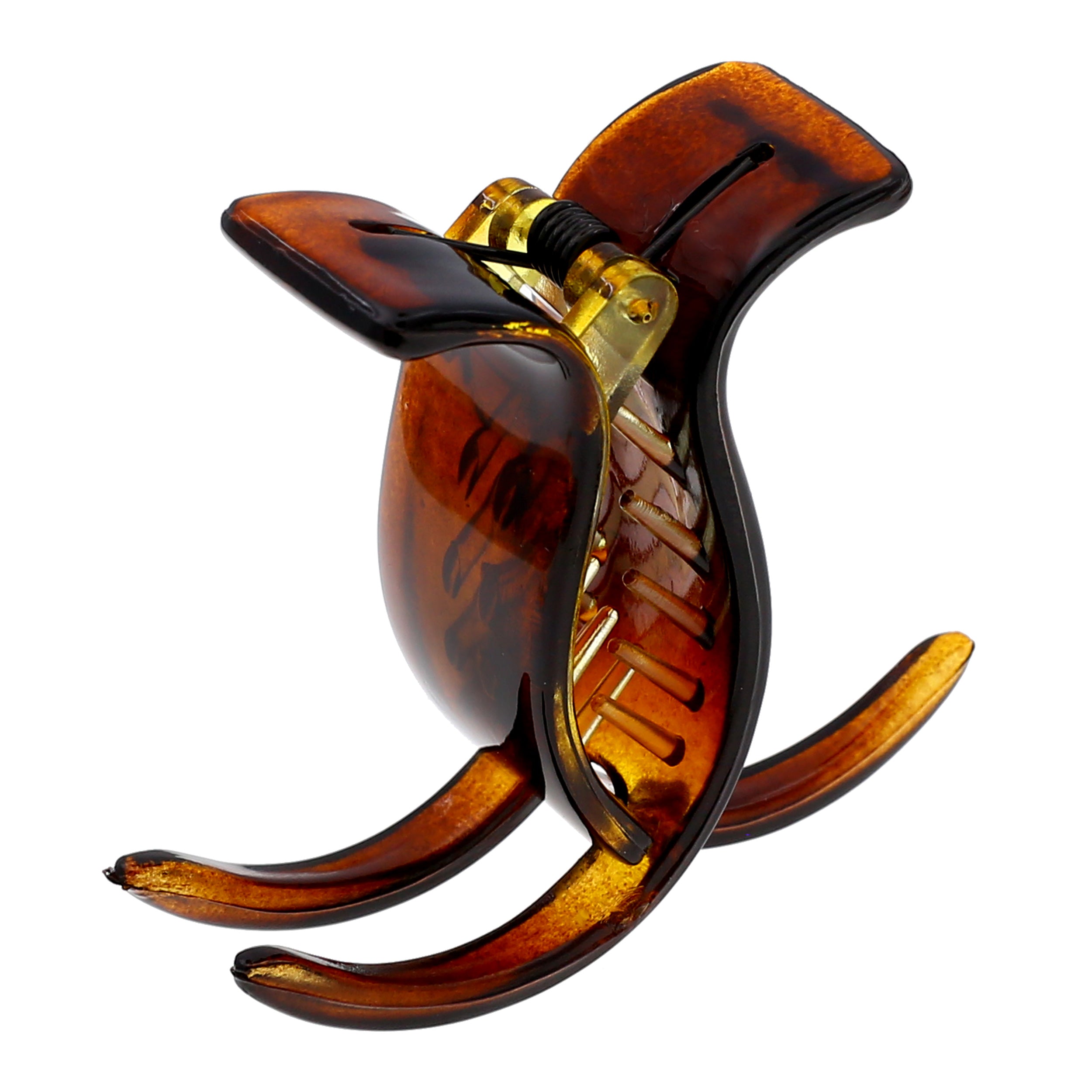 Camila Paris White Lily French hair clip cellulose acetate