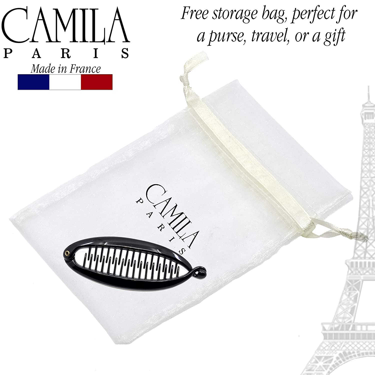 Camila Paris 4.5 Inch French banana clip cellulose acetate