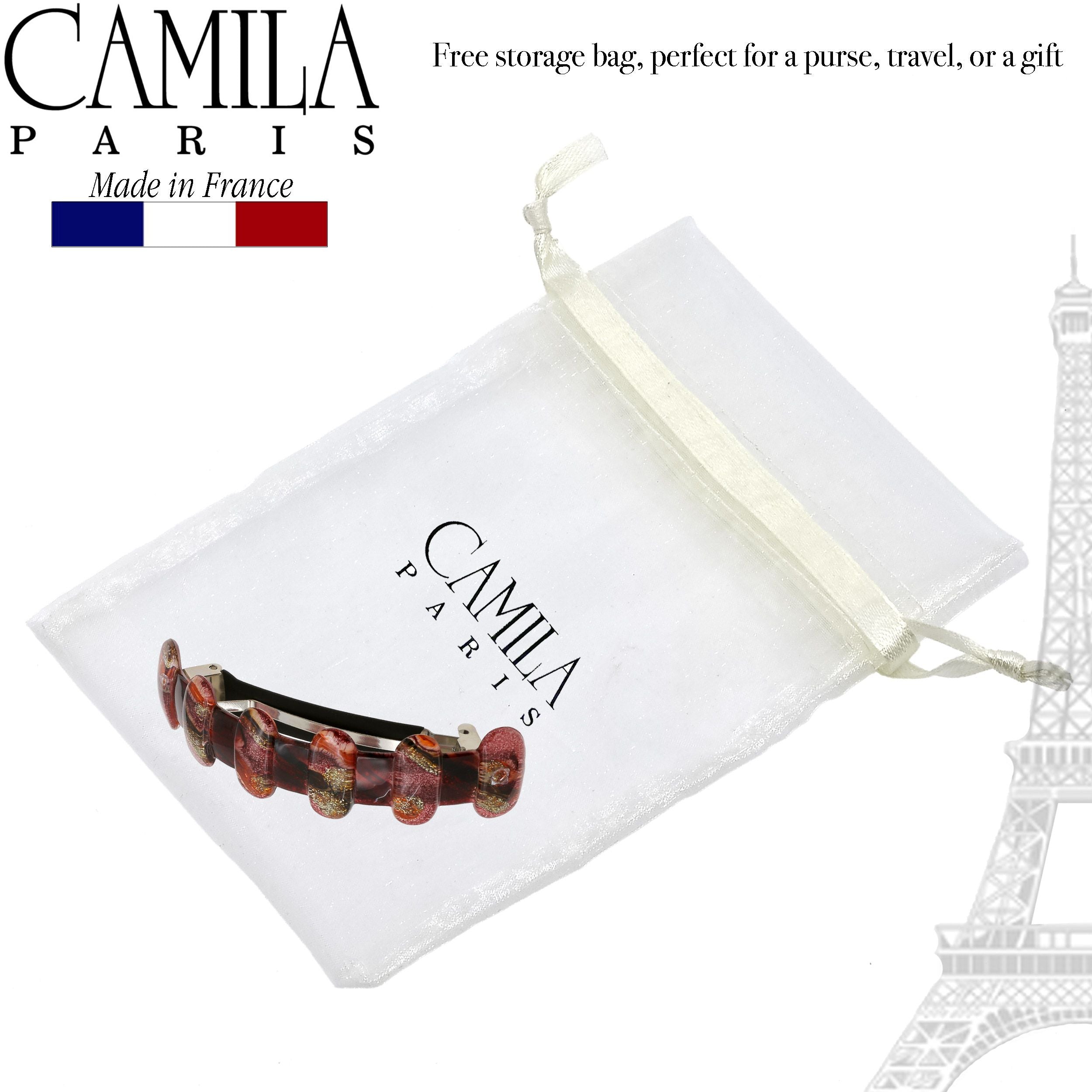 Camila Paris French barrette cellulose acetate
