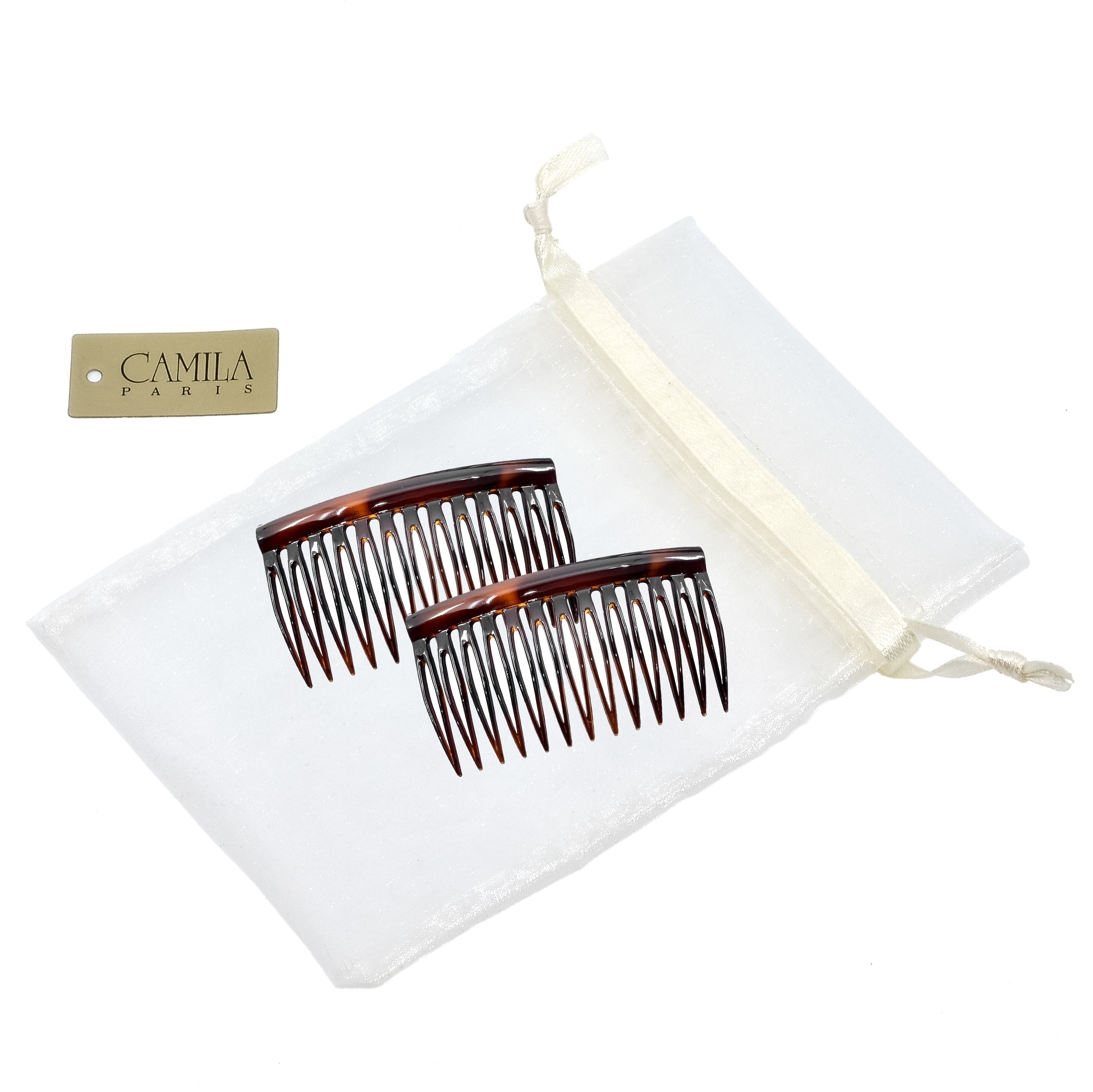 Camila Paris 2 Inch Detangling French side comb cellulose acetate