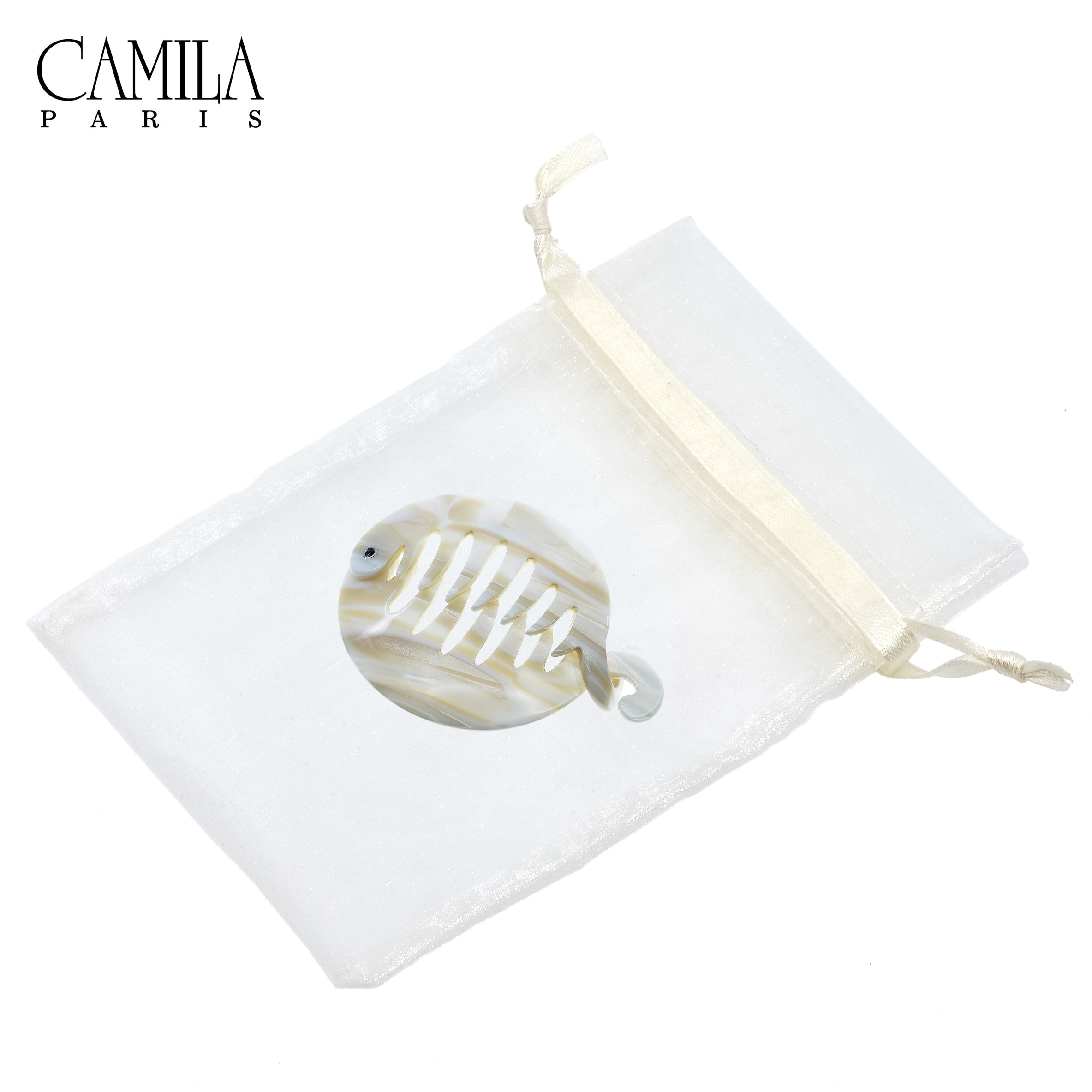 Camila Paris French banana clip cellulose acetate