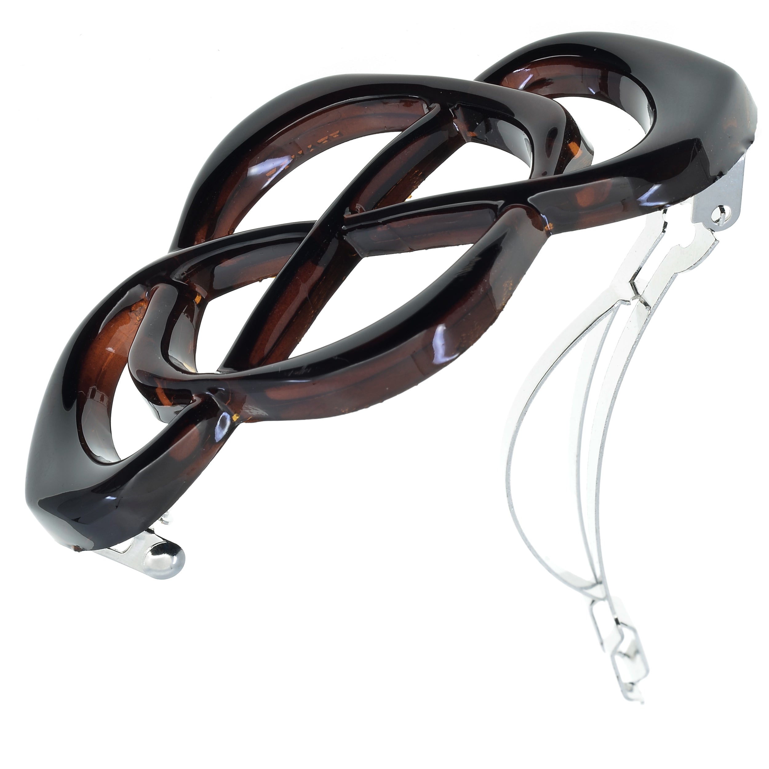 Camila Paris White French barrette cellulose acetate