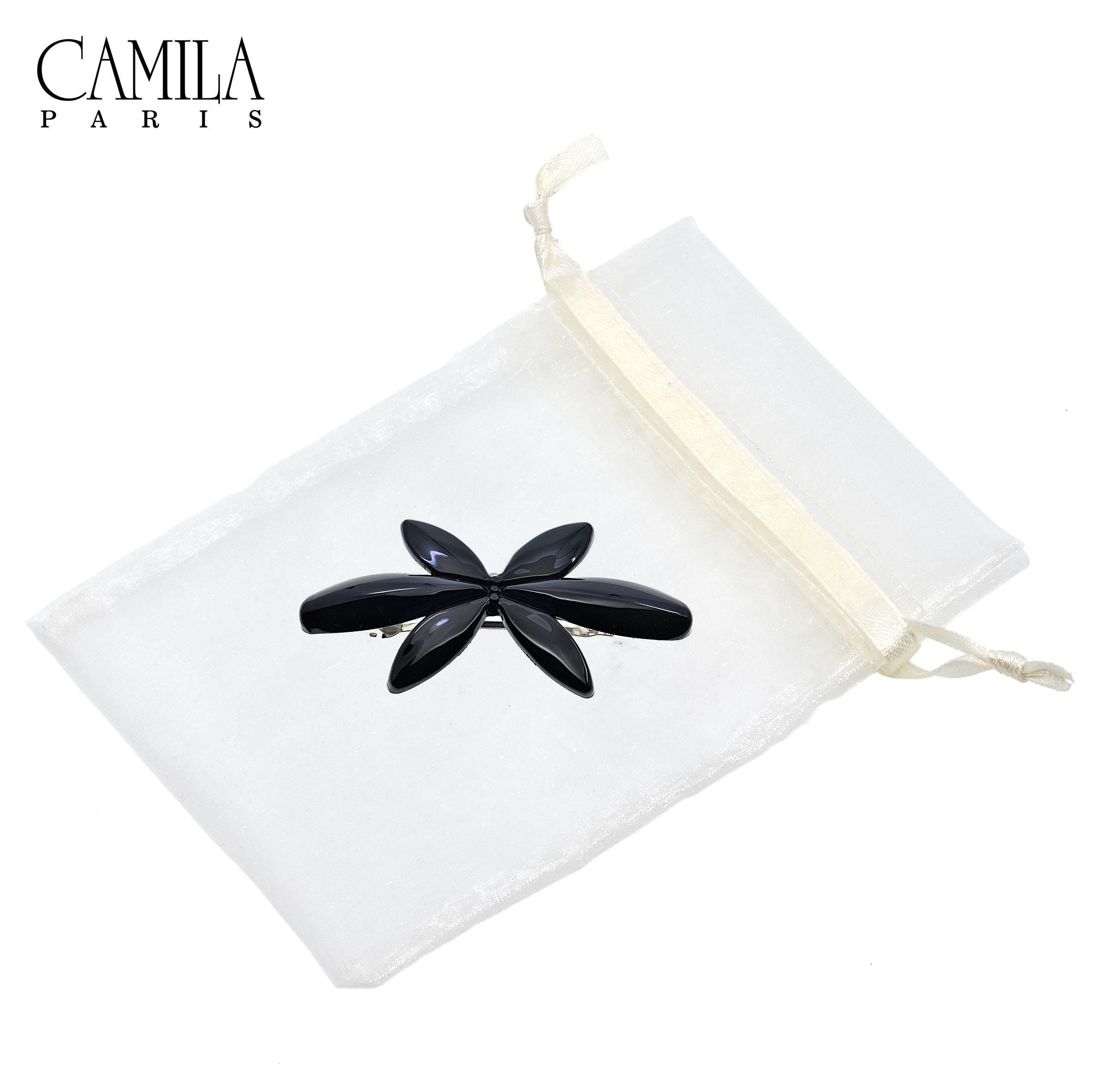 Camila Paris French barrette cellulose acetate