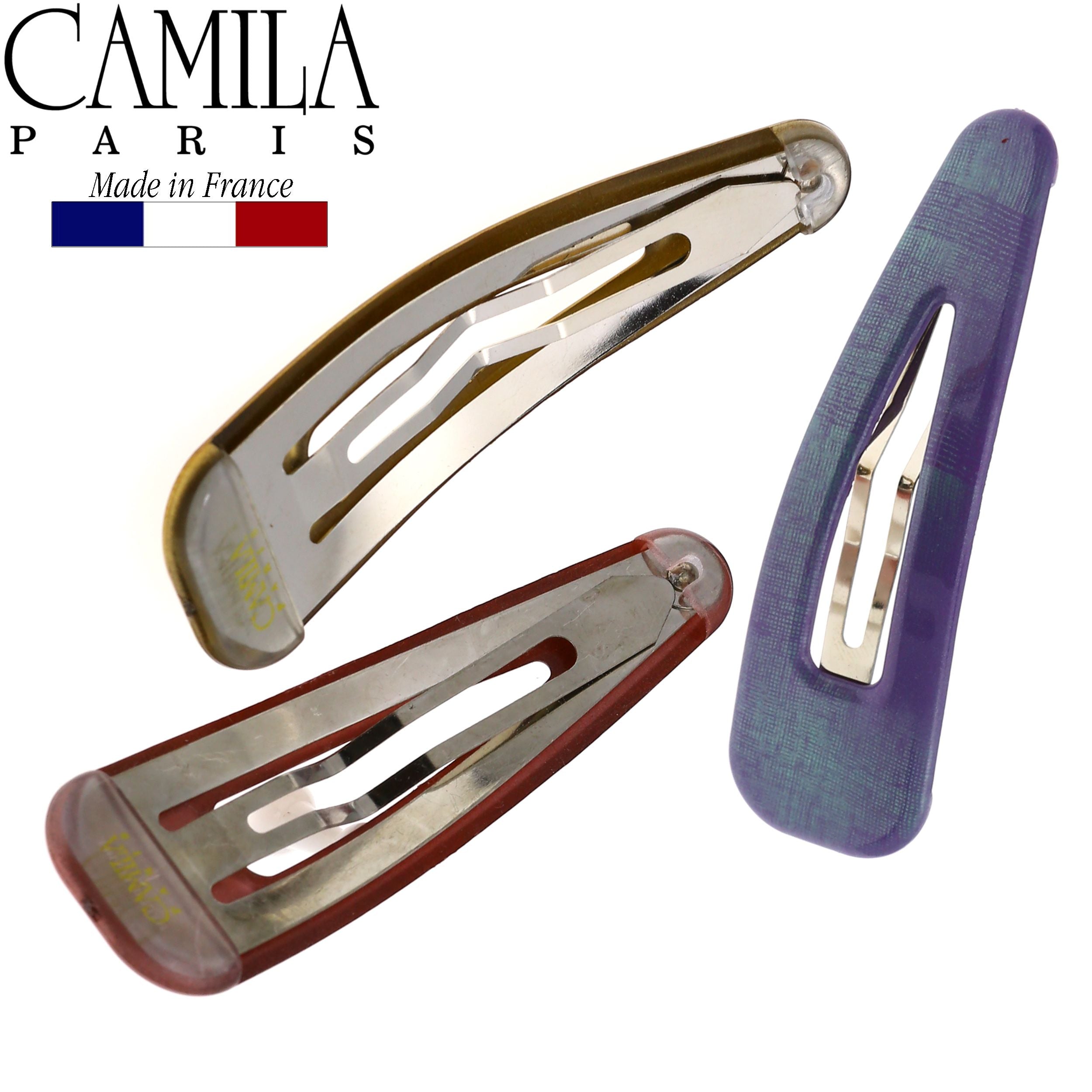 Camila Paris French barrette cellulose acetate