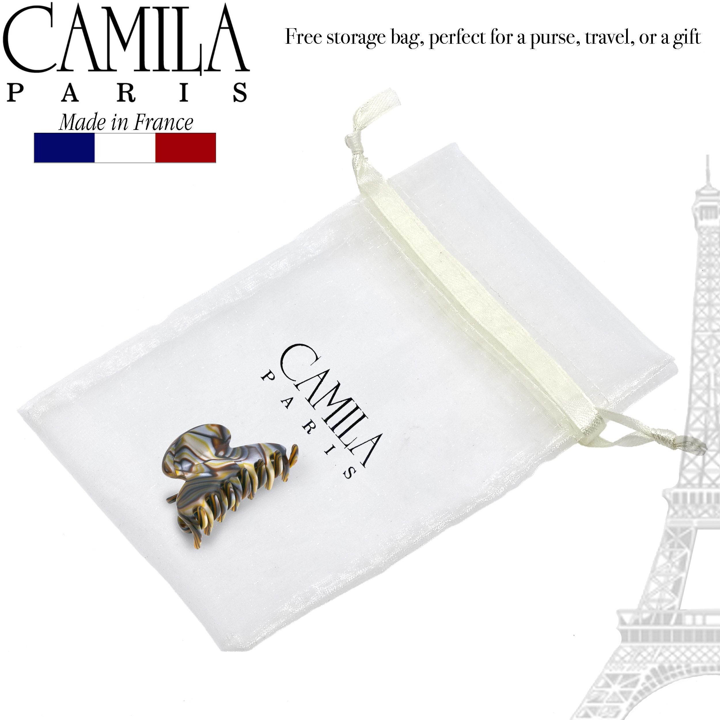 Camila Paris French hair clip cellulose acetate handmade