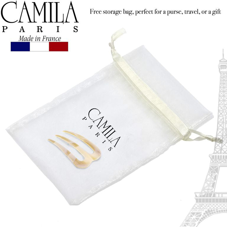 Camila Paris 3 inch French hair stick cellulose acetate